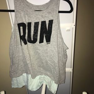 Justice size 20 girls Run top